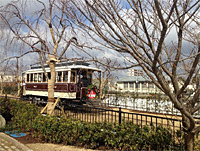 梅小路公園「チンチン電車」へのリチウムイオン電池の提供